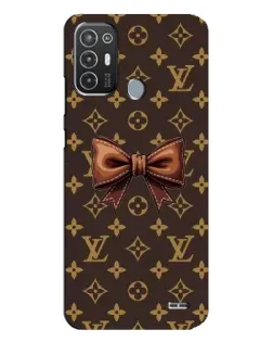 Чехол для TECNO Pop 6 Pro (BE8) с картинкой «LV с бантом»