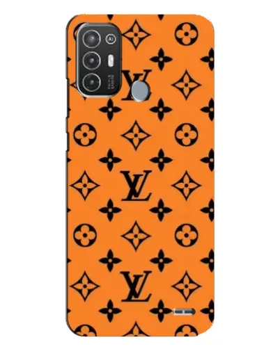 Чехол для TECNO Pop 6 Pro (BE8) с картинкой «Оранжевый стиль LV» Чехол для TECNO Pop 6 Pro (BE8) с картинкой «Оранжевый стиль LV»