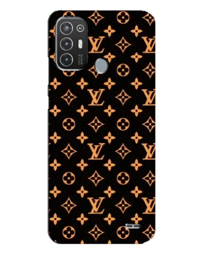 Чехол для TECNO Pop 6 Pro (BE8) с картинкой «Золотая монограмма LV» Чехол для TECNO Pop 6 Pro (BE8) с картинкой «Золотая монограмма LV»