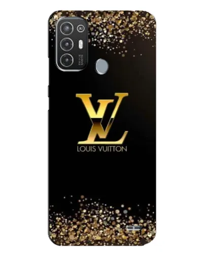 Чехол для TECNO Pop 6 Pro (BE8) с картинкой «LV — золотые искры» Чехол для TECNO Pop 6 Pro (BE8) с картинкой «LV — золотые искры»