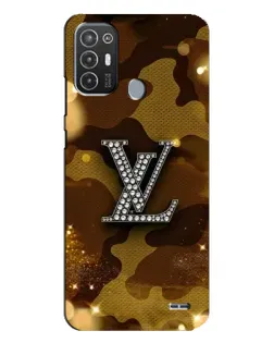 Чехол для TECNO Pop 6 Pro (BE8) с картинкой «Камуфляжный Louis Vuitton»
