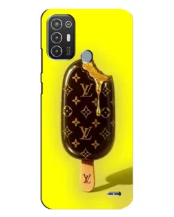 Чехол для TECNO Pop 6 Pro (BE8) с картинкой «Мороженое от LV»