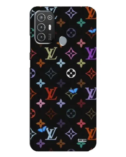 Чехол для TECNO Pop 6 Pro (BE8) с картинкой «Цветная монограмма LV» Чехол для TECNO Pop 6 Pro (BE8) с картинкой «Цветная монограмма LV»