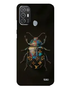 Чехол для TECNO Pop 6 Pro (BE8) с картинкой «LV — мраморный принт»