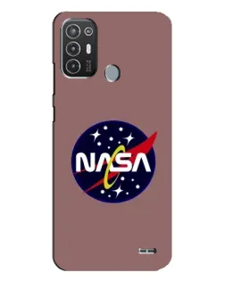 Чехол для TECNO Pop 6 Pro (BE8) с картинкой «NASA — ретро космос»