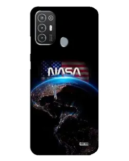 Чехол для TECNO Pop 6 Pro (BE8) с картинкой «Земля из космоса NASA»