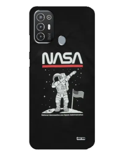 Чехол для TECNO Pop 6 Pro (BE8) с картинкой «NASA — шагаем по Луне» Чехол для TECNO Pop 6 Pro (BE8) с картинкой «NASA — шагаем по Луне»