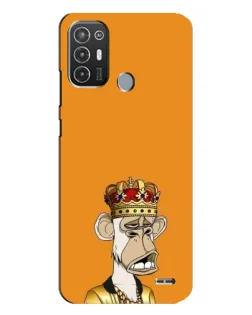 Чехол для TECNO Pop 6 Pro (BE8) с картинкой «Золотая обезьяна Bored Ape»