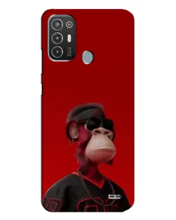 Чехол для TECNO Pop 6 Pro (BE8) с картинкой «Bored Ape в красном» Чехол для TECNO Pop 6 Pro (BE8) с картинкой «Bored Ape в красном»