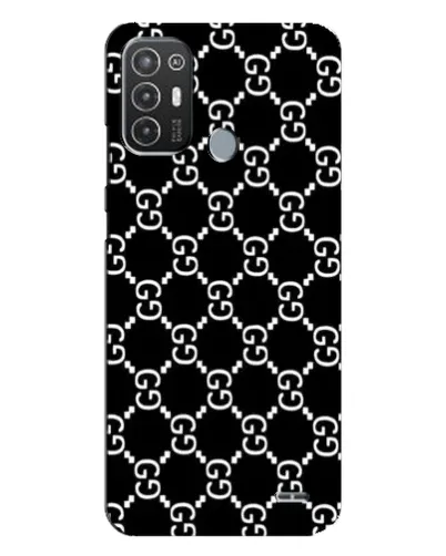 Чехол для TECNO Pop 6 Pro (BE8) с картинкой «Gucci — сетчатый паттерн»