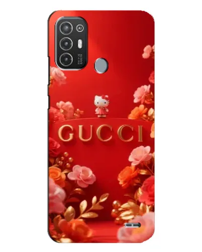 Чехол для TECNO Pop 6 Pro (BE8) с картинкой «Gucci — золотой сад»