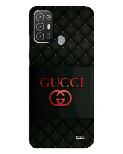 Чехол для TECNO Pop 6 Pro (BE8) с картинкой «Gucci — стеганый черный»