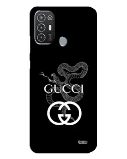 Чехол для TECNO Pop 6 Pro (BE8) с картинкой «Gucci — серебряная змея»