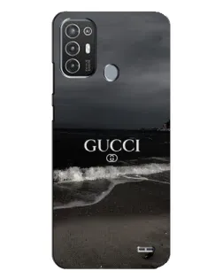 Чехол для TECNO Pop 6 Pro (BE8) с картинкой «Gucci — морской прибой»