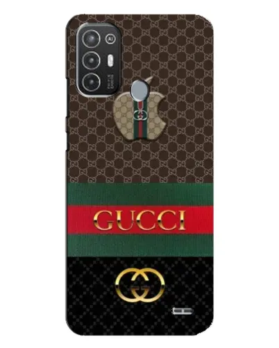 Чехол для TECNO Pop 6 Pro (BE8) с картинкой «Gucci — брендированный десерт»