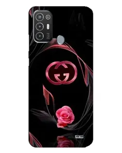 Чехол для TECNO Pop 6 Pro (BE8) с картинкой «Gucci — неоновая роза»