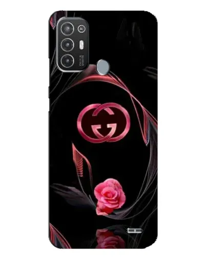 Чехол для TECNO Pop 6 Pro (BE8) с картинкой «Gucci — неоновая роза»