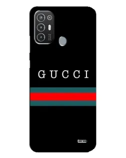Чехол для TECNO Pop 6 Pro (BE8) с картинкой «Gucci — красный пояс»
