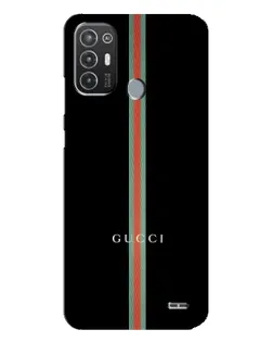 Чехол для TECNO Pop 6 Pro (BE8) с картинкой «Gucci — строгая линия»