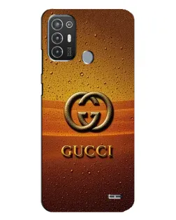 Чехол для TECNO Pop 6 Pro (BE8) с картинкой «Gucci — солнечный градиент»