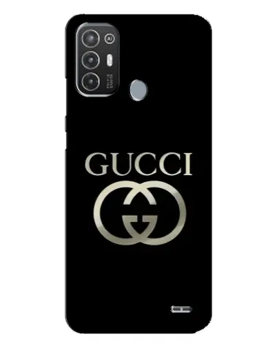 Чехол для TECNO Pop 6 Pro (BE8) с картинкой «Gucci — золото на черном» Чехол для TECNO Pop 6 Pro (BE8) с картинкой «Gucci — золото на черном»