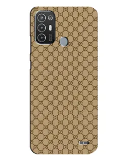 Чехол для TECNO Pop 6 Pro (BE8) с картинкой «Gucci — классический беж»