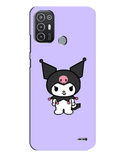 Чехол для TECNO Pop 6 Pro (BE8) с картинкой «Kuromi — нежный фиолетовый»
