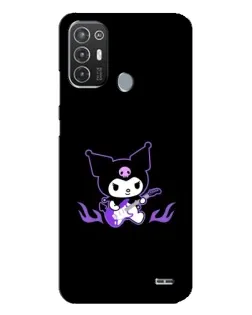Чехол для TECNO Pop 6 Pro (BE8) с картинкой «Электрическая Kuromi» Чехол для TECNO Pop 6 Pro (BE8) с картинкой «Электрическая Kuromi»