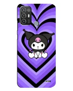 Чехол для TECNO Pop 6 Pro (BE8) с картинкой «Kuromi и фиолетовые сердца» Чехол для TECNO Pop 6 Pro (BE8) с картинкой «Kuromi и фиолетовые сердца»