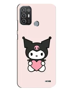 Чехол для TECNO Pop 6 Pro (BE8) с картинкой «Kuromi и сердце» Чехол для TECNO Pop 6 Pro (BE8) с картинкой «Kuromi и сердце»