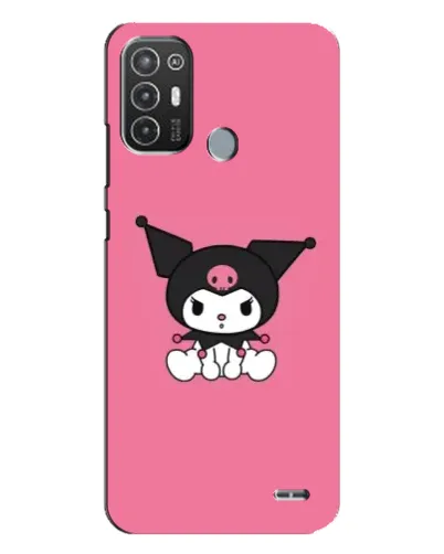 Чехол для TECNO Pop 6 Pro (BE8) с картинкой «Хмурая Kuromi»
