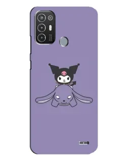 Чехол для TECNO Pop 6 Pro (BE8) с картинкой «Kuromi на лиловом фоне» Чехол для TECNO Pop 6 Pro (BE8) с картинкой «Kuromi на лиловом фоне»