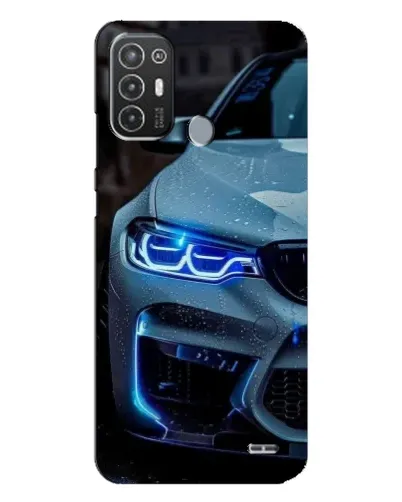 Чехол для TECNO Pop 6 Pro (BE8) с картинкой «Взгляд BMW с синими фарами» Чехол для TECNO Pop 6 Pro (BE8) с картинкой «Взгляд BMW с синими фарами»