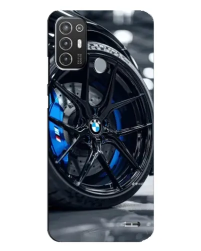 Чехол для TECNO Pop 6 Pro (BE8) с картинкой «Колесо BMW вблизи» Чехол для TECNO Pop 6 Pro (BE8) с картинкой «Колесо BMW вблизи»
