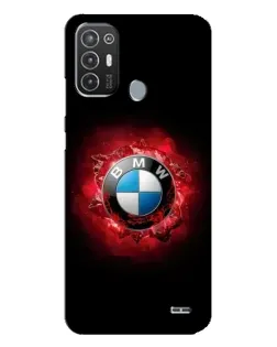 Чехол для TECNO Pop 6 Pro (BE8) с картинкой «Логотип BMW — вспышка»