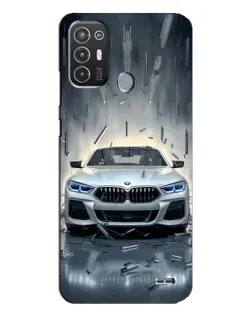 Чехол для TECNO Pop 6 Pro (BE8) с картинкой «BMW в свете фар»