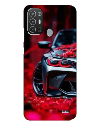 Чехол для TECNO Pop 6 Pro (BE8) с картинкой «Спортивная BMW и цветы» Чехол для TECNO Pop 6 Pro (BE8) с картинкой «Спортивная BMW и цветы»