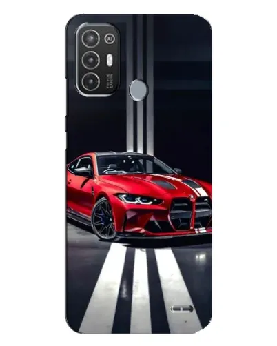 Чехол для TECNO Pop 6 Pro (BE8) с картинкой «Красная BMW на дороге» Чехол для TECNO Pop 6 Pro (BE8) с картинкой «Красная BMW на дороге»
