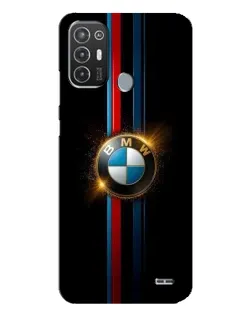 Чехол для TECNO Pop 6 Pro (BE8) с картинкой «BMW M-Power неон»