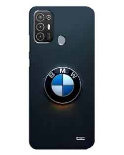 Чехол для TECNO Pop 6 Pro (BE8) с картинкой «Логотип BMW — минимализм»