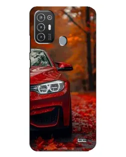 Чехол для TECNO Pop 6 Pro (BE8) с картинкой «Осенняя BMW M4»