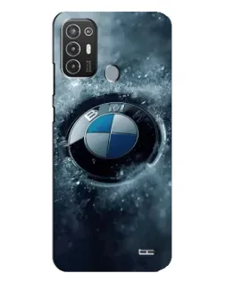 Чохол для TECNO Pop 6 Pro (BE8) з картинкою «Логотип BMW — лід»