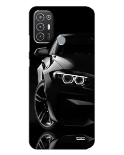 Чохол для TECNO Pop 6 Pro (BE8) з картинкою «Чорна BMW — профіль»