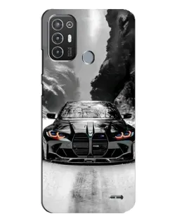 Чохол для TECNO Pop 6 Pro (BE8) з картинкою «BMW — акварельний дрифт»