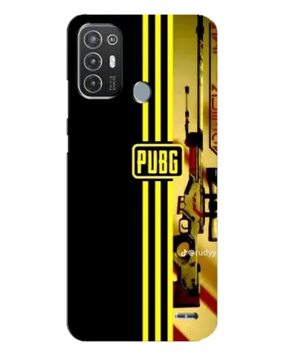 Чехол для TECNO Pop 6 Pro (BE8) с картинкой «PUBG — камуфляжный шлем»