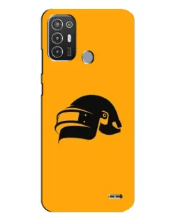 Чехол для TECNO Pop 6 Pro (BE8) с картинкой «PUBG — золотой шлем»