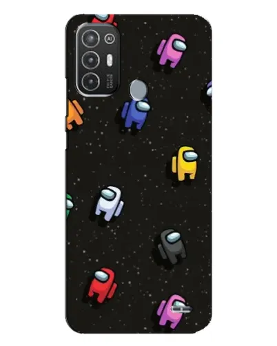 Чехол для TECNO Pop 6 Pro (BE8) с картинкой «Космический паттерн Among Us» Чехол для TECNO Pop 6 Pro (BE8) с картинкой «Космический паттерн Among Us»
