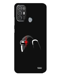 Чехол для TECNO Pop 6 Pro (BE8) с картинкой «Among Us шлем»