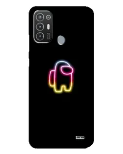 Чехол для TECNO Pop 6 Pro (BE8) с картинкой «Among Us градиент»