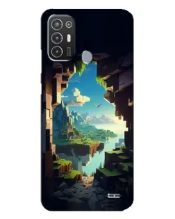 Чехол для TECNO Pop 6 Pro (BE8) с картинкой «Вид из пещеры»